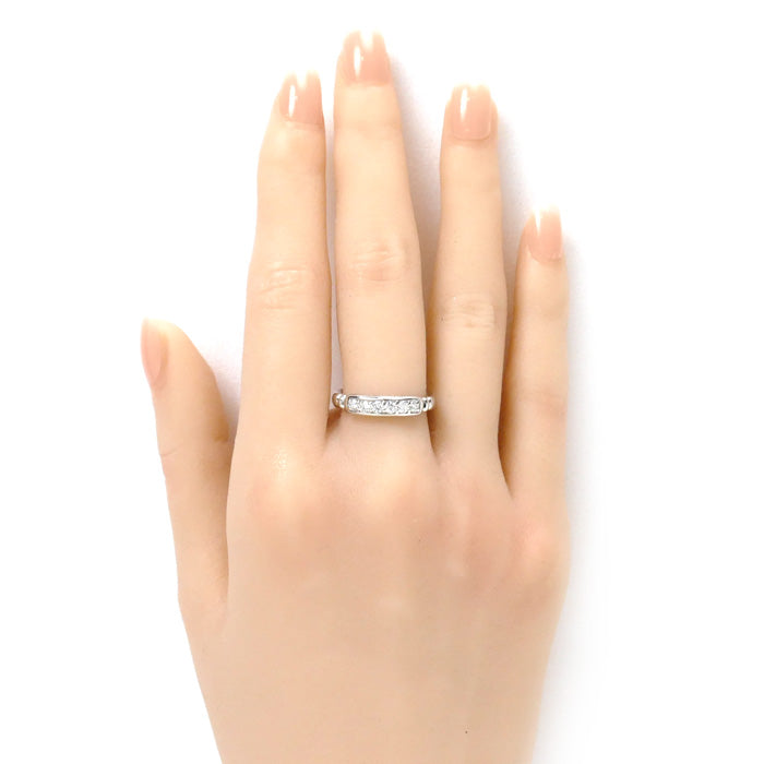 CELINE セリーヌ Pt900プラチナ リング・指輪 ダイヤモンド0.32ct 12号 6.2g レディース【中古】【美品】