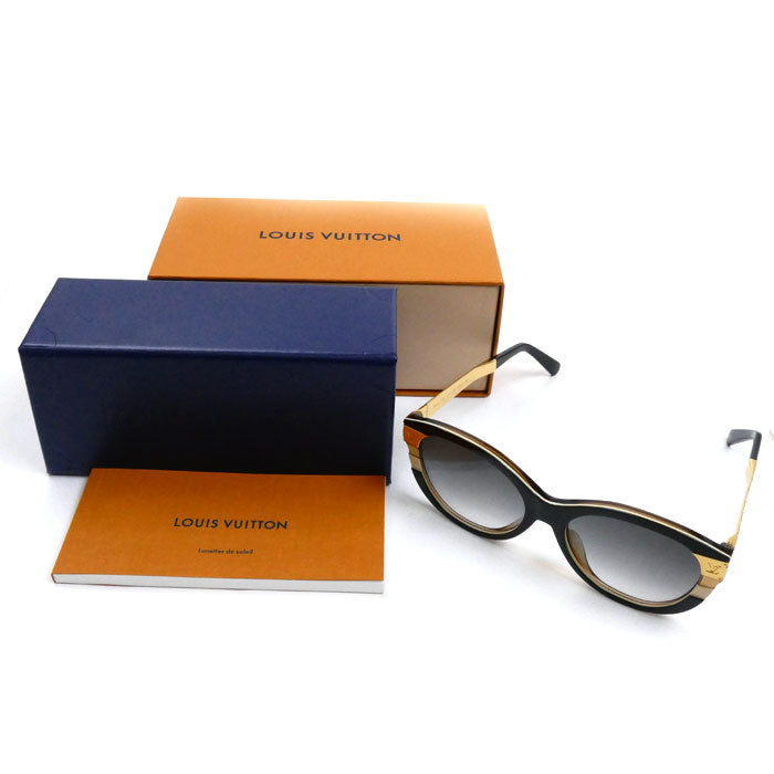LOUIS VUITTON ルイ・ヴィトン LV プティ スプソン・キャットアイ サングラス ノワール Z1857E TV2283 レディース【中古】