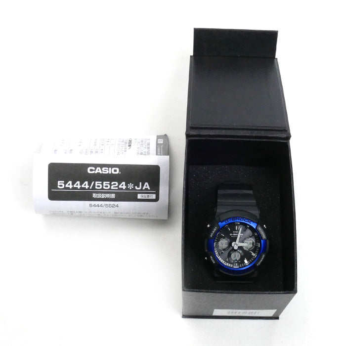 CASIO カシオ G-SHOCK 電波 腕時計 ソーラー GAW-100B-1A2JF メンズ【中古】