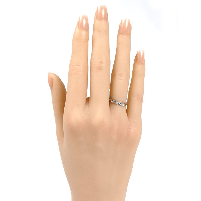 CHANEL シャネル Pt950プラチナ マトラッセ リング・指輪 7号 47 2.7g レディース【中古】【美品】