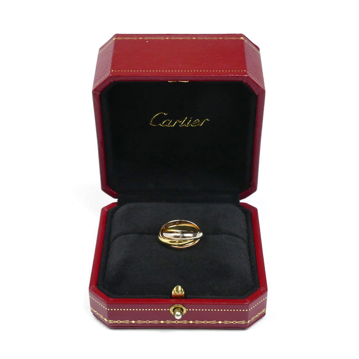 CARTIER カルティエ K18YG/PG/WG トリニティ スモール リング・指輪 B4235149 9号 49 4.2g レディース【中古】【美品】