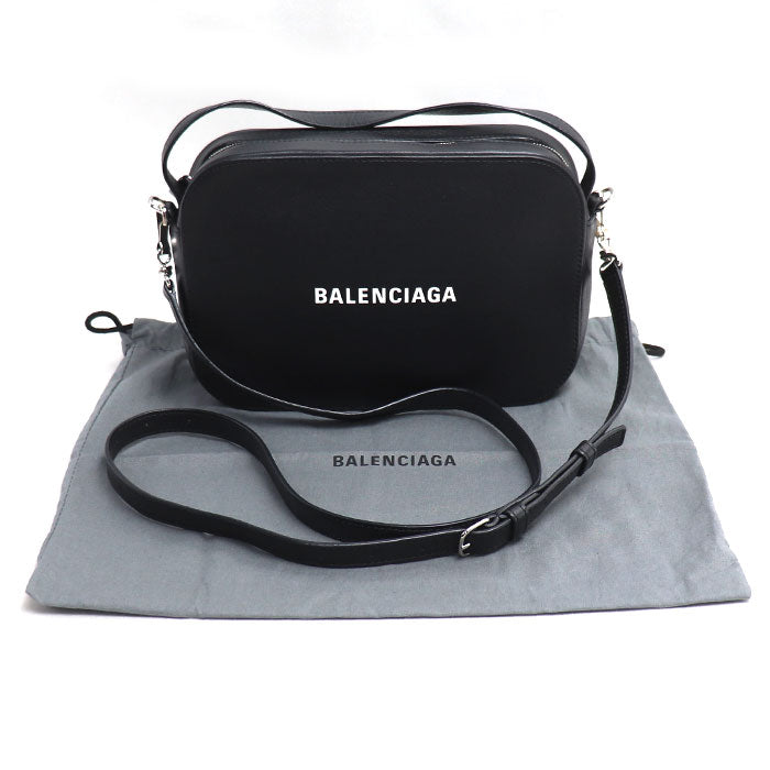 BALENCIAGA バレンシアガ エブリデイ スモール カメラバッグ 2Wayショルダーバッグ ブラック 608654 DLQ4N 1000 レディース【中古】