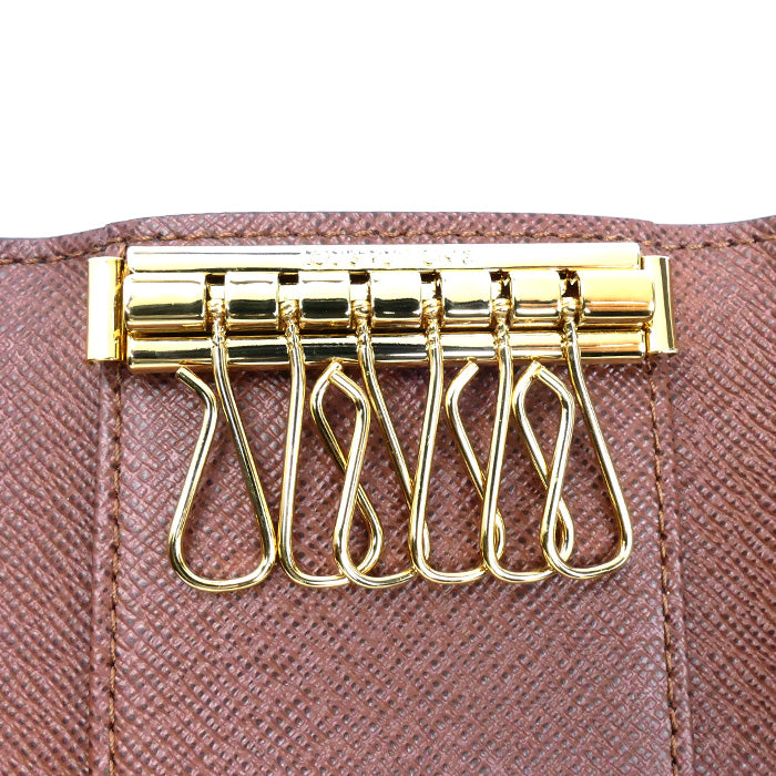 LOUIS VUITTON ルイ・ヴィトン ミュルティクレ 6 キーケース モノグラム ブラウン M62630 IC ユニセックス【中古】【美品】