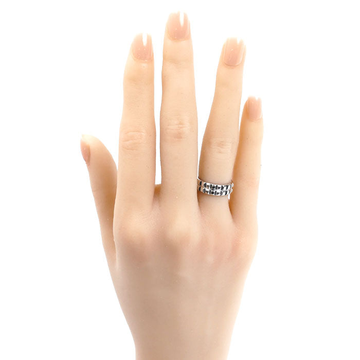 Boucheron ブシュロン K18WG ホワイトゴールド キャトル クルドパリ ポワントディアマン リング・指輪 6号 6.4g レディース【中古】【美品】