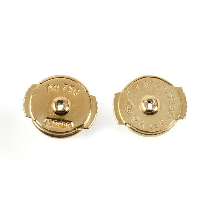 LOUIS VUITTON ルイ・ヴィトン K18YG イエローゴールド ピアス モノグラム・イディール ピアス Q96168 ダイヤモンド 2.5g セット売り レディース【中古】