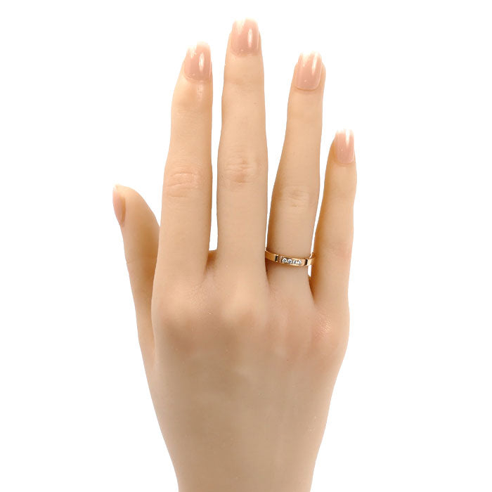CARTIER カルティエ K18PG ピンクゴールド マイヨン パンテール 4Pダイヤ リング・指輪 B4080548 ダイヤモンド 8号 48 3.7g レディース【中古】【美品】