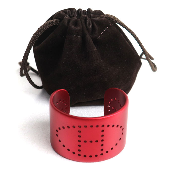 HERMES エルメス アルミ エブリン カフ バングル 33.9g レディース【中古】