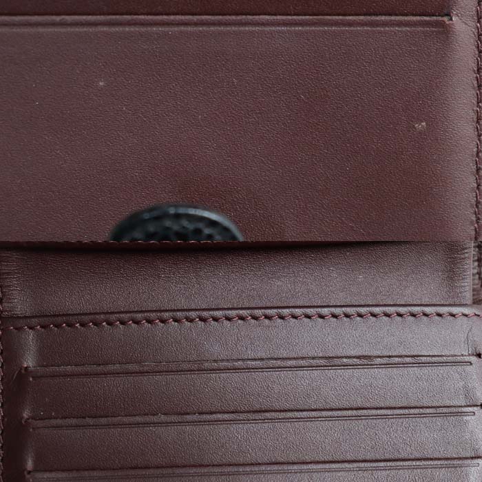 CHANEL シャネル マトラッセ ダブルホック 二つ折り財布 ブラック A48980 レディース【中古】
