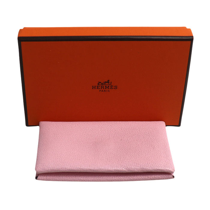 HERMES エルメス カルヴィ コインケース ピンク Y刻印 レディース【中古】【美品】
