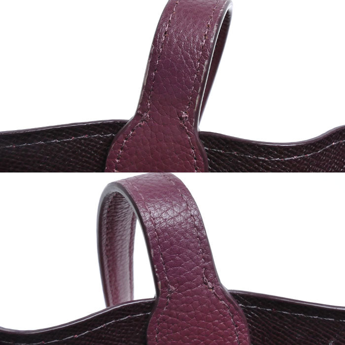 COACH コーチ ウィロウ トート カラーブロック トートバッグ ピンク ワインレッド C0692 レディース【中古】
