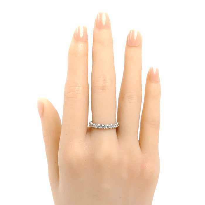 Pt900プラチナ フルエタニティ リング・指輪 ダイヤモンド1.0ct 10.5号 3.4g レディース【中古】
