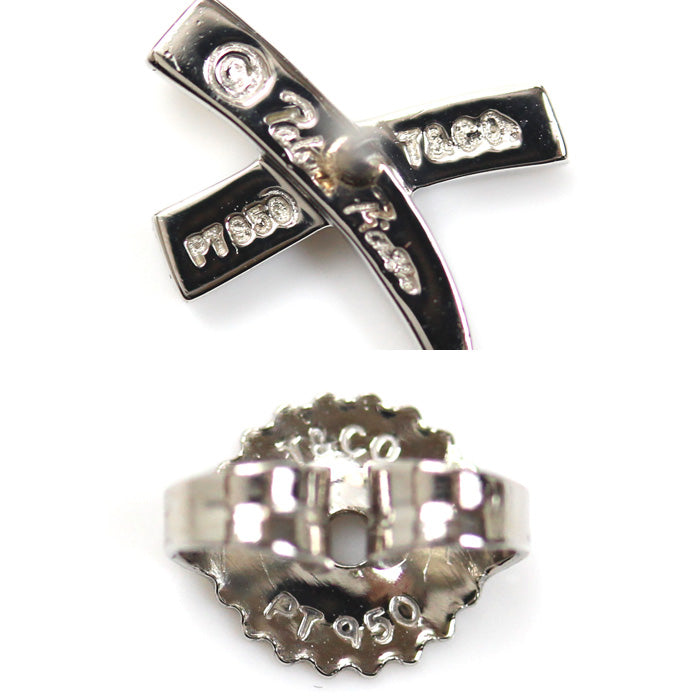 TIFFANY&Co. ティファニー Pt950プラチナ キス ピアス 3g パロマピカソ レディース【中古】