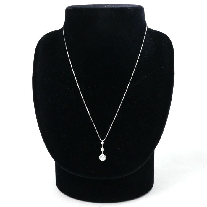 Vendome Aoyama ヴァンドーム青山 Pt950プラチナ Pt850プラチナ ネックレス ベネチアン ダイヤモンド0.41ct 4g 40.5cm レディース【中古】【美品】