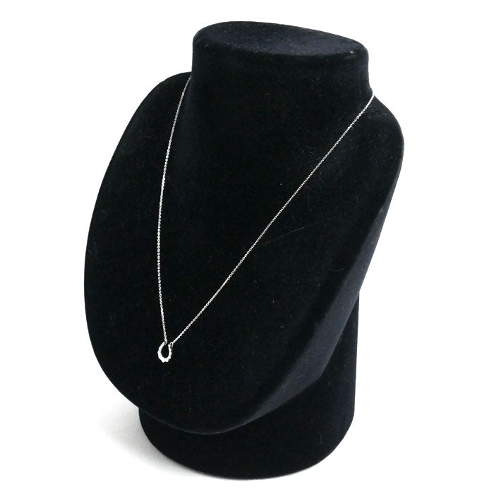 Vendome Aoyama ヴァンドーム青山 Pt950プラチナ Pt850プラチナ ホースシュー ネックレス ダイヤモンド0.11ct 2.4g 40cm 馬蹄 レディース【中古】