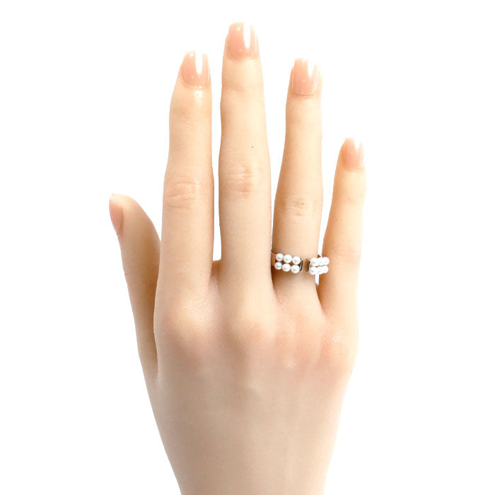 TASAKI タサキ K18PG ピンクゴールド 淡水真珠 プチパール リング・指輪 RC-4484 パール約2.9mm 12号 5.5g SAKURAゴールド レディース【中古】