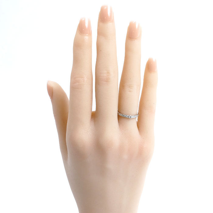 EXELCO エクセルコダイヤモンド Pt950プラチナ リング・指輪 ダイヤモンド0.107ct 5.5号 2.6g レディース【中古】【美品】