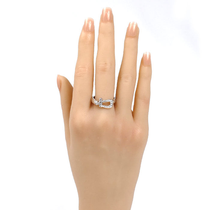 FRED フレッド K18WG ホワイトゴールド フォース10 ダイヤ リング・指輪 4B0379 ダイヤモンド 16.5号 57 4.7g ユニセックス【中古】【美品】