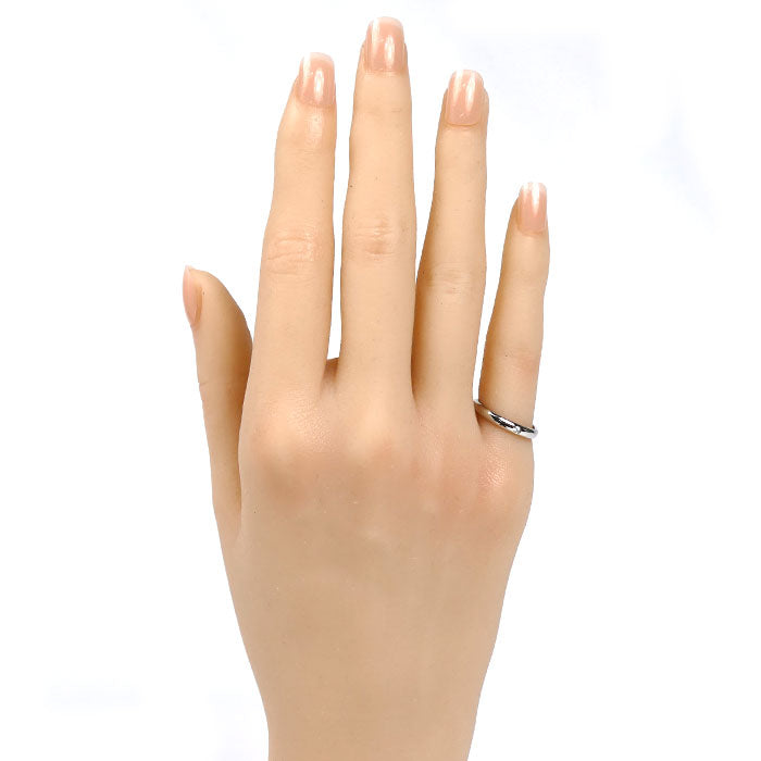 CARTIER カルティエ Pt950プラチナ 1895 ウェディング 1P ダイヤ リング・指輪 B4057747 ダイヤモンド 7号 47 2.8g レディース【中古】【美品】