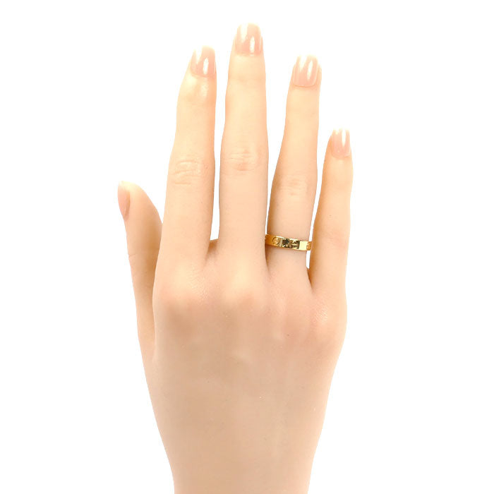 CARTIER カルティエ K18YG イエローゴールド ミニラブ リング・指輪 8号 48 2.7g レディース【中古】