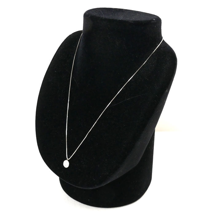 Pt900プラチナ Pt850プラチナ ネックレス ベネチアン ダイヤモンド0.40ct/0.05ct 4.4g ~46cm レディース【中古】