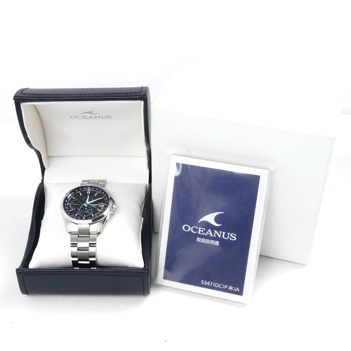 CASIO カシオ オシアナス 電波 腕時計 ソーラー OCW-T2600-1AJF メンズ【中古】