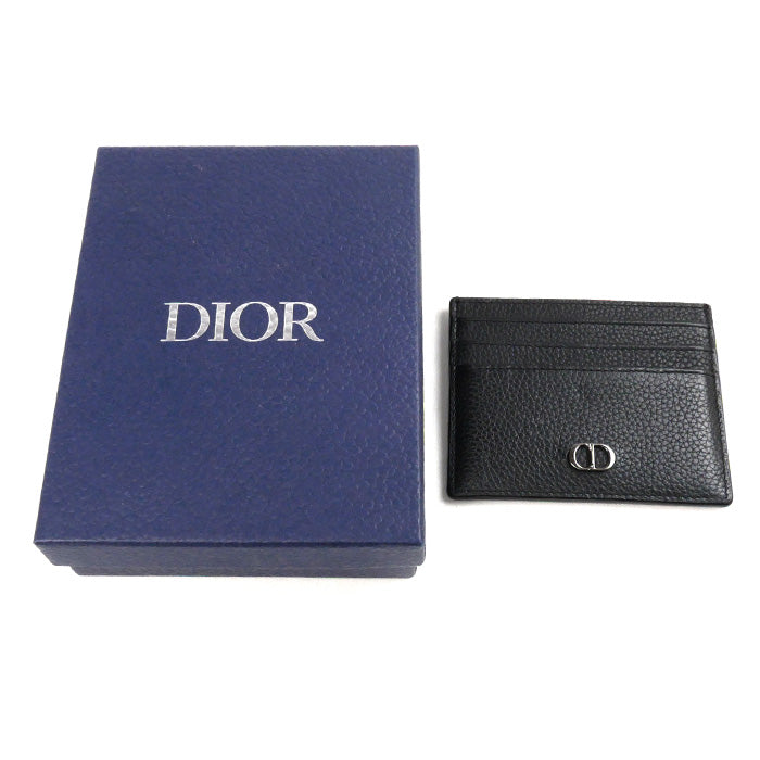 Christian Dior クリスチャンディオール CD Icon カードホルダー カードケース ブラック 2ESCH135CDI H00N ユニセックス【中古】