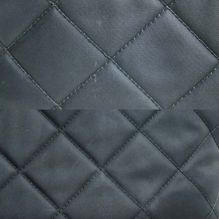 PRADA プラダ キルティング チェーントート トートバッグ ブラック 1BG017 レディース【中古】