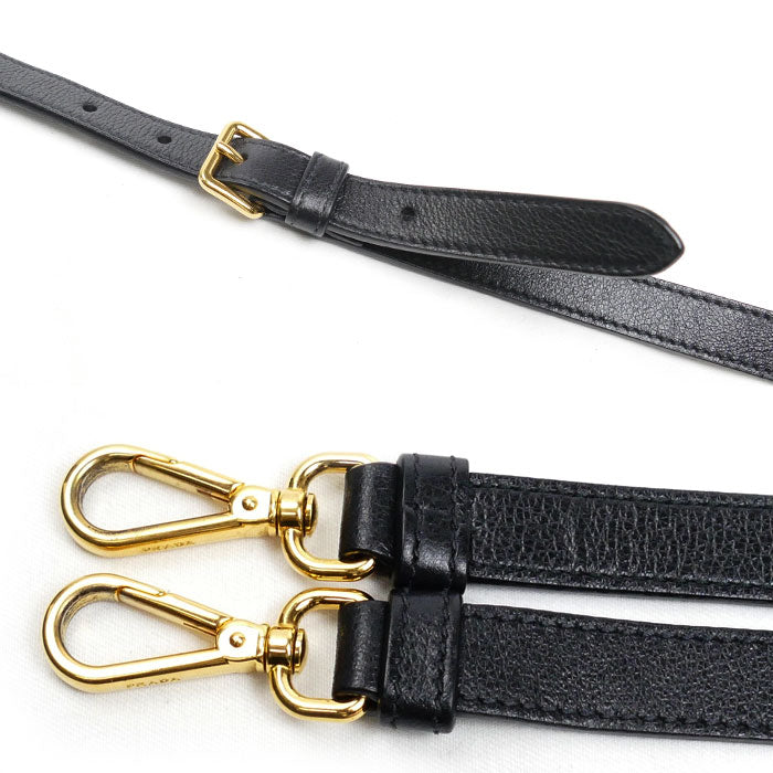 PRADA プラダ 2Wayショルダーバッグ ブラック 1BG227 レディース【中古】