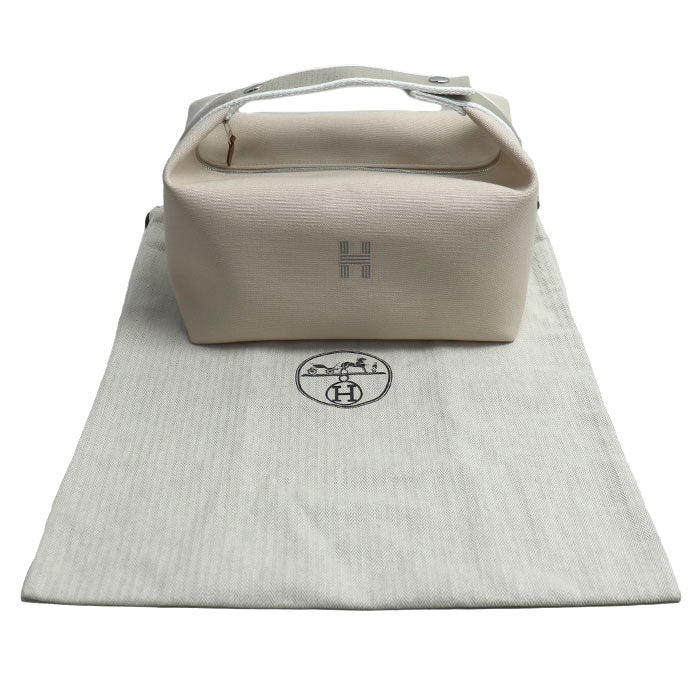 HERMES エルメス ブリッド ア ブラック GM ポーチ ベージュ ナチュラル H104223M 01 レディース【中古】【極美品】