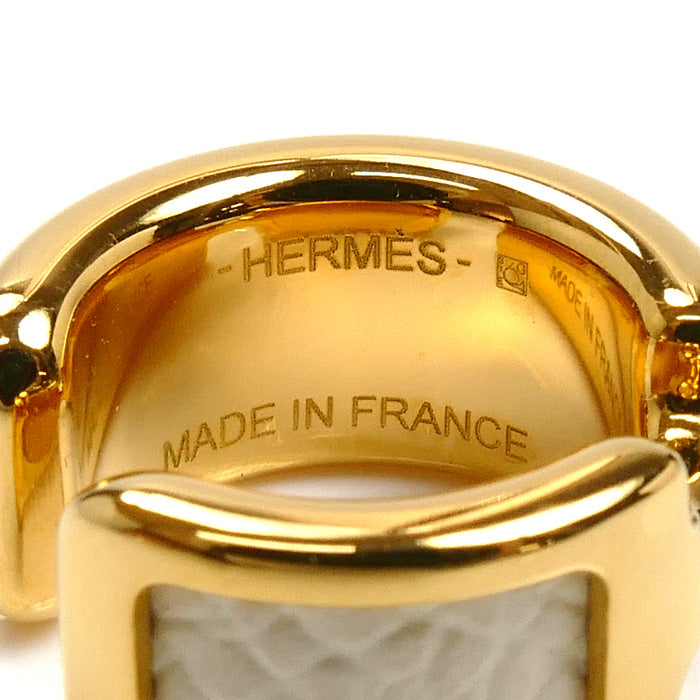 HERMES エルメス ヴォーエプソン イヤーカフ オランプPM イヤリング 3.9g レディース【中古】【美品】