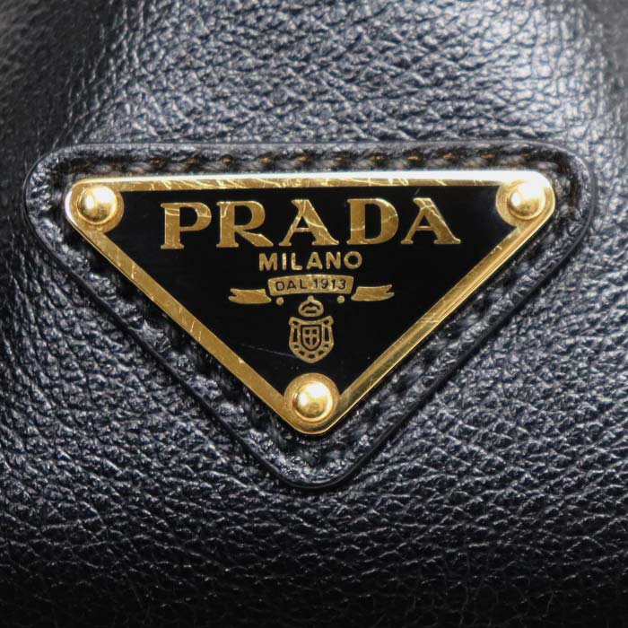 PRADA プラダ ショルダーバッグ ブラック 1BH089 2EBJ F0002 レディース【中古】【美品】