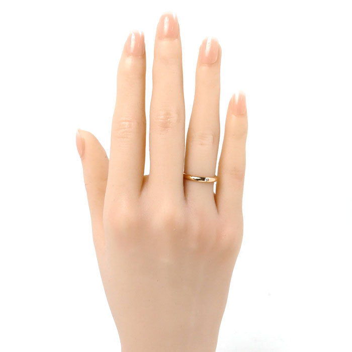 CARTIER カルティエ K18PG ピンクゴールド 1895 ウェディング 1Pダイヤ リング・指輪 B4088250 ダイヤモンド 10号 50 2.1g レディース【中古】【美品】