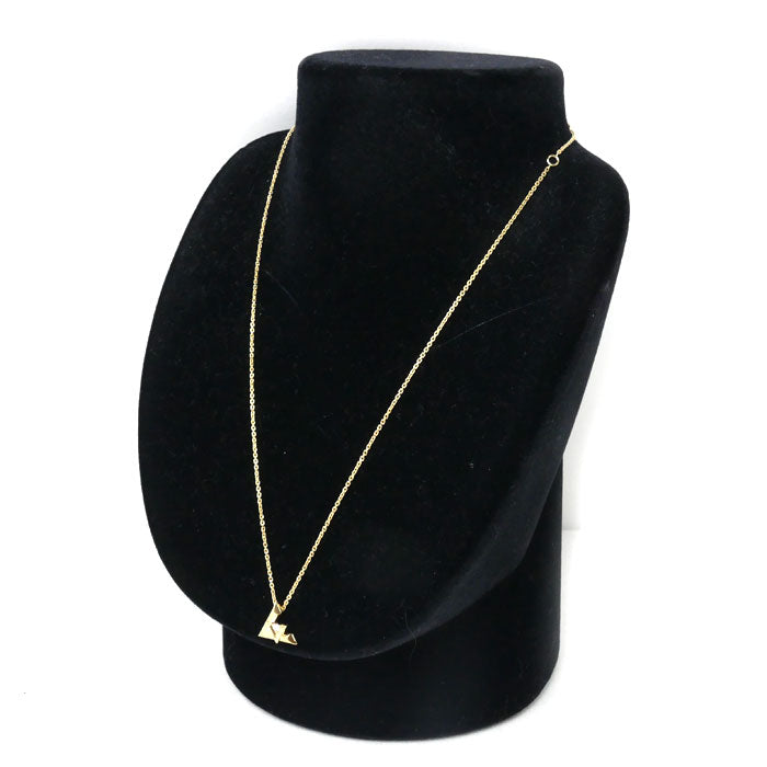 LOUIS VUITTON ルイ・ヴィトン K18YG イエローゴールド ヴォルト ワン PM ネックレス Q93805 G14745 ダイヤモンド 5.6g 45cm レディース【中古】【美品】