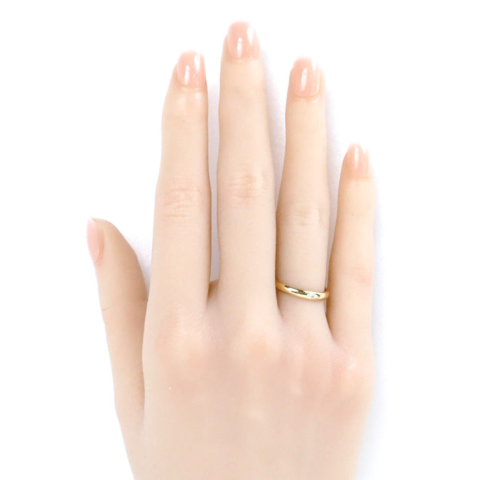 CARTIER カルティエ K18YG イエローゴールド クラシック 1895 1Pダイヤ リング・指輪 B4057650 ダイヤモンド 10号 50 2.2g レディース【中古】【美品】