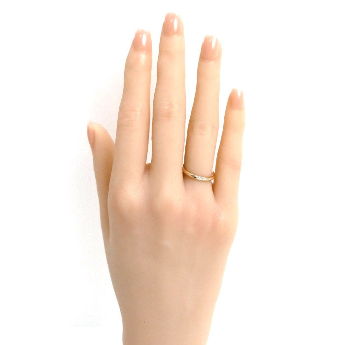 TIFFANY&Co. ティファニー K18PG ピンクゴールド フォーエバー ウェディングバンド 3Pダイヤ リング・指輪 61001204 ダイヤモンド 9号 2.4g レディース【中古】【美品】