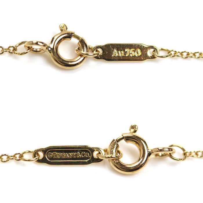 TIFFANY&Co. ティファニー K18YG イエローゴールド スモールクロス ペンダントネックレス 67124766 2.2g 41cm レディース【中古】