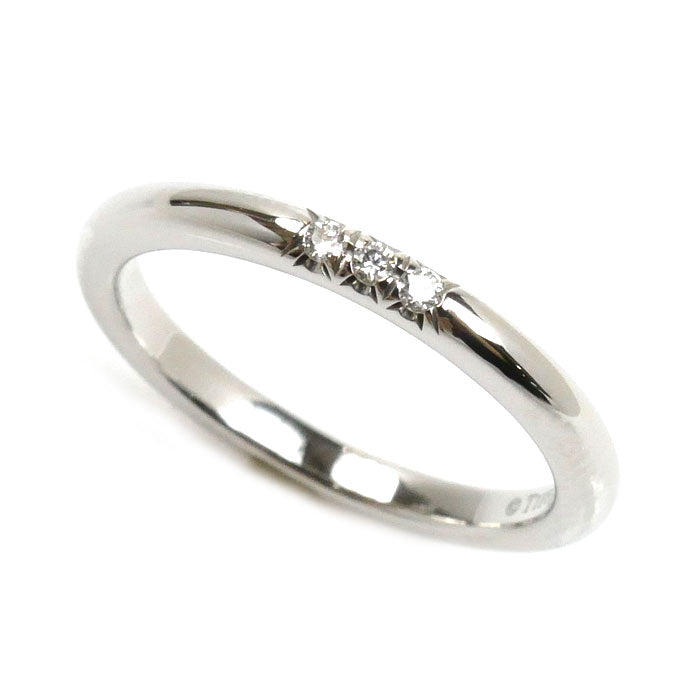 TIFFANY&Co. ティファニー Pt950プラチナ クラシックバンド 3P ダイヤ 