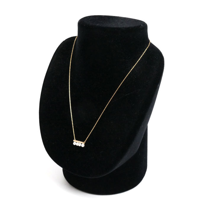 TASAKI タサキ K18PG ピンクゴールド プチ バランス ダイヤモンド ソロ ネックレス P-16743-5-18KSG アコヤパール約3.6mm ダイヤモンド0.13ct 3.2g 40~45cm SAKURAGOLD レディース【中古】【美品】