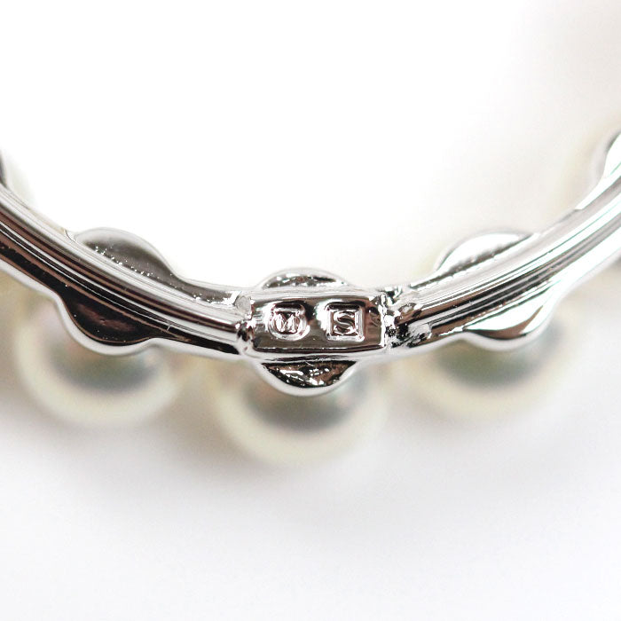 MIKIMOTO ミキモト シルバー パールサークル ブローチ パール約4.3mm 4.2g レディース【中古】【美品】