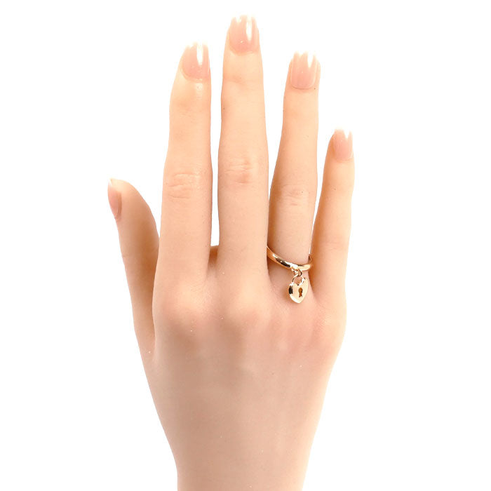 TIFFANY&Co. ティファニー K18PG ピンクゴールド ハートロック リング・指輪 11号 4.5g レディース【中古】【美品】