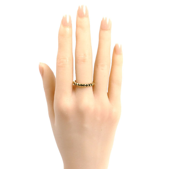 Boucheron ブシュロン K18YG イエローゴールド キャトル クルドパリ ミディアム リング・指輪 JAL00008 15.5号 56 3.9g レディース【中古】【美品】