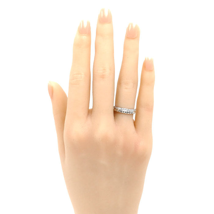 Boucheron ブシュロン K18WG ホワイトゴールド キャトル ラディアント リング・指輪 JAL00281 ダイヤモンド 8号 48 3.8g レディース【中古】【美品】