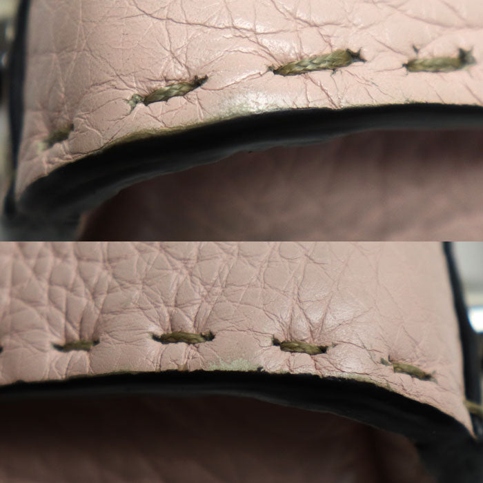 FENDI フェンディ セレリア ピーカブー エッセンシャリー 2Wayショルダーバッグ ピンク系 8BN302 SMT F1B5C レディース【中古】