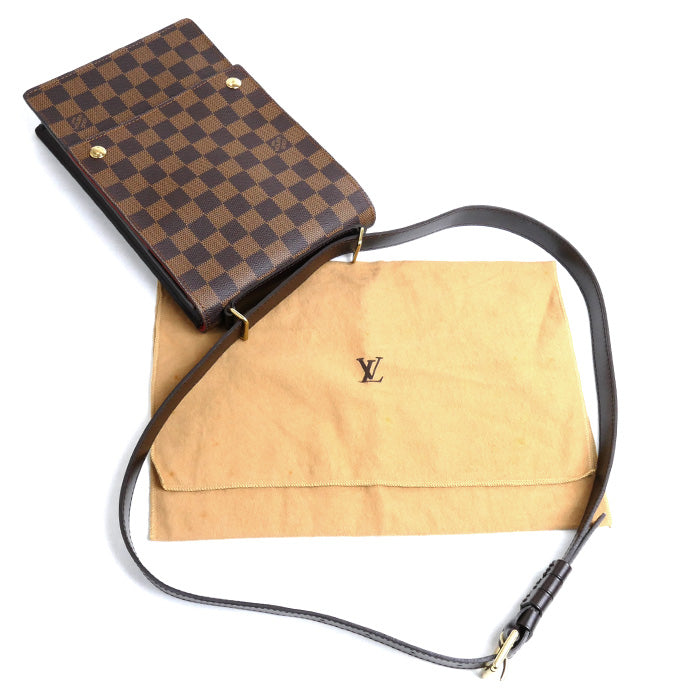LOUIS VUITTON ルイ・ヴィトン ポートベローPM ショルダーバッグ ダミエ ブラウン エベヌ N45271 VI0090 レディース【中古】