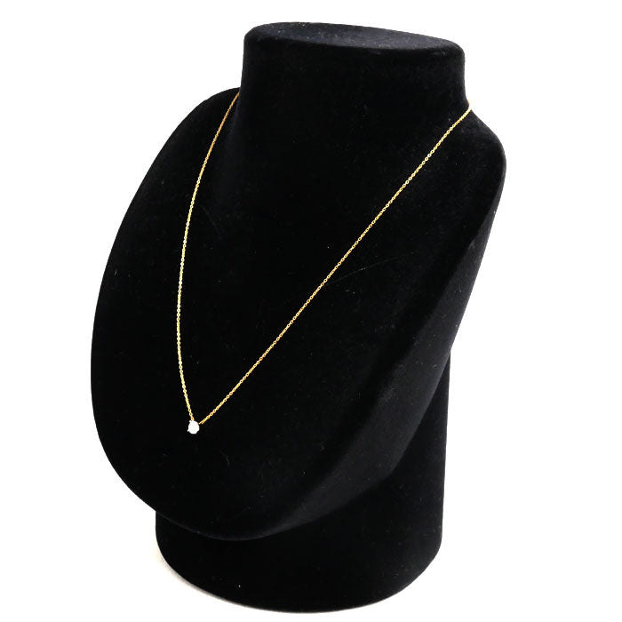 Vendome Aoyama ヴァンドーム青山 K18PG ピンクゴールド キャトル ダイヤ ネックレス ダイヤモンド0.27ct 1.7g 40cm レディース【中古】【美品】