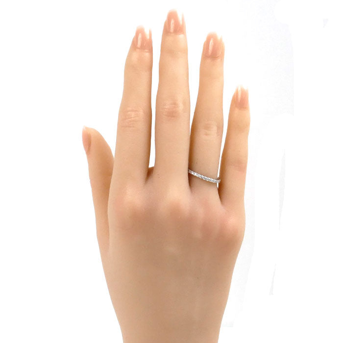 Vendome Aoyama ヴァンドーム青山 K18WG ホワイトゴールド ダイヤ リング・指輪 ダイヤ0.19ct 9号 1.7g レディース【中古】【美品】