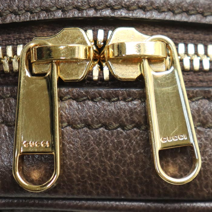 GUCCI グッチ オフィディア トップハンドル ミニ 2Wayショルダーバッグ ベージュ/エボニー 724606 9C2SG 8746 レディース【中古】【美品】