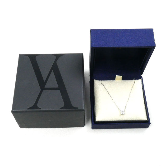 Vendome Aoyama ヴァンドーム青山 Pt950/Pt850 プラチナ カローラ ダイヤ ネックレス APVN184845DI ダイヤモンド0.20ct 2.1g ~45cm フリーチェーン レディース【中古】