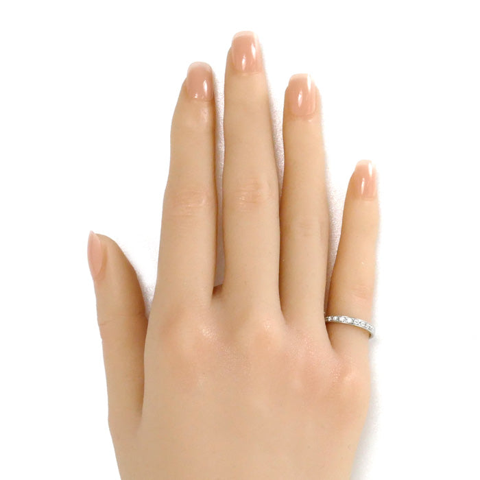 TASAKI タサキ Pt950プラチナ スペランザ ハーフエタニティ 23 リング・指輪 RD-F571-PT950 ダイヤモンド0.14ct 6号 3g レディース【中古】【美品】