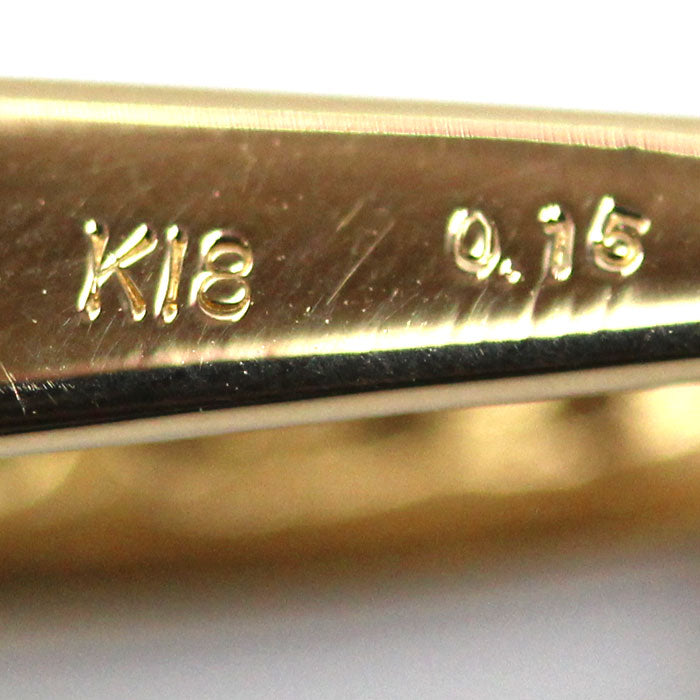 K18YG イエローゴールド パンサー ルビー ダイヤ ペンダントトップ ルビー ダイヤモンド0.15ct 7.6g レディース【中古】【美品】